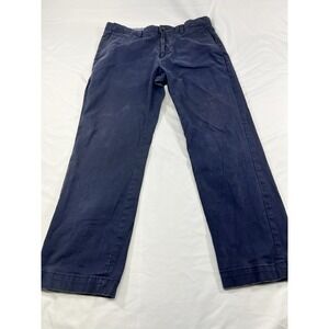Banana republic‎ Emerson Gino's pants men 34 X 30 true navy stretch cotton Fit